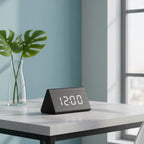 Réveil Bois Noir Numérique