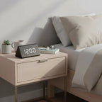 Réveil Bois Noir Numérique