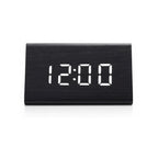 Réveil Bois Noir Numérique
