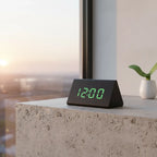 Réveil Bois Noir Numérique