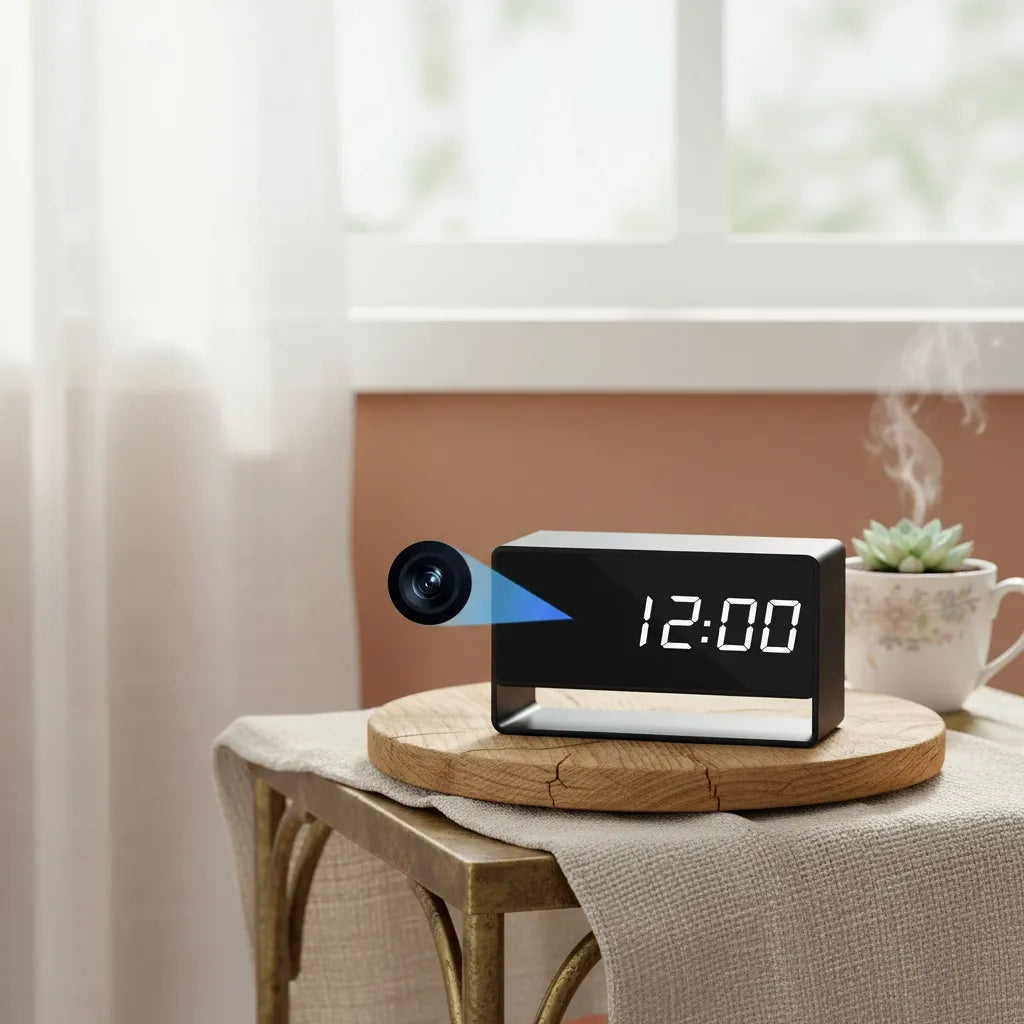 Réveil Caméra Espion Full HD 128Go