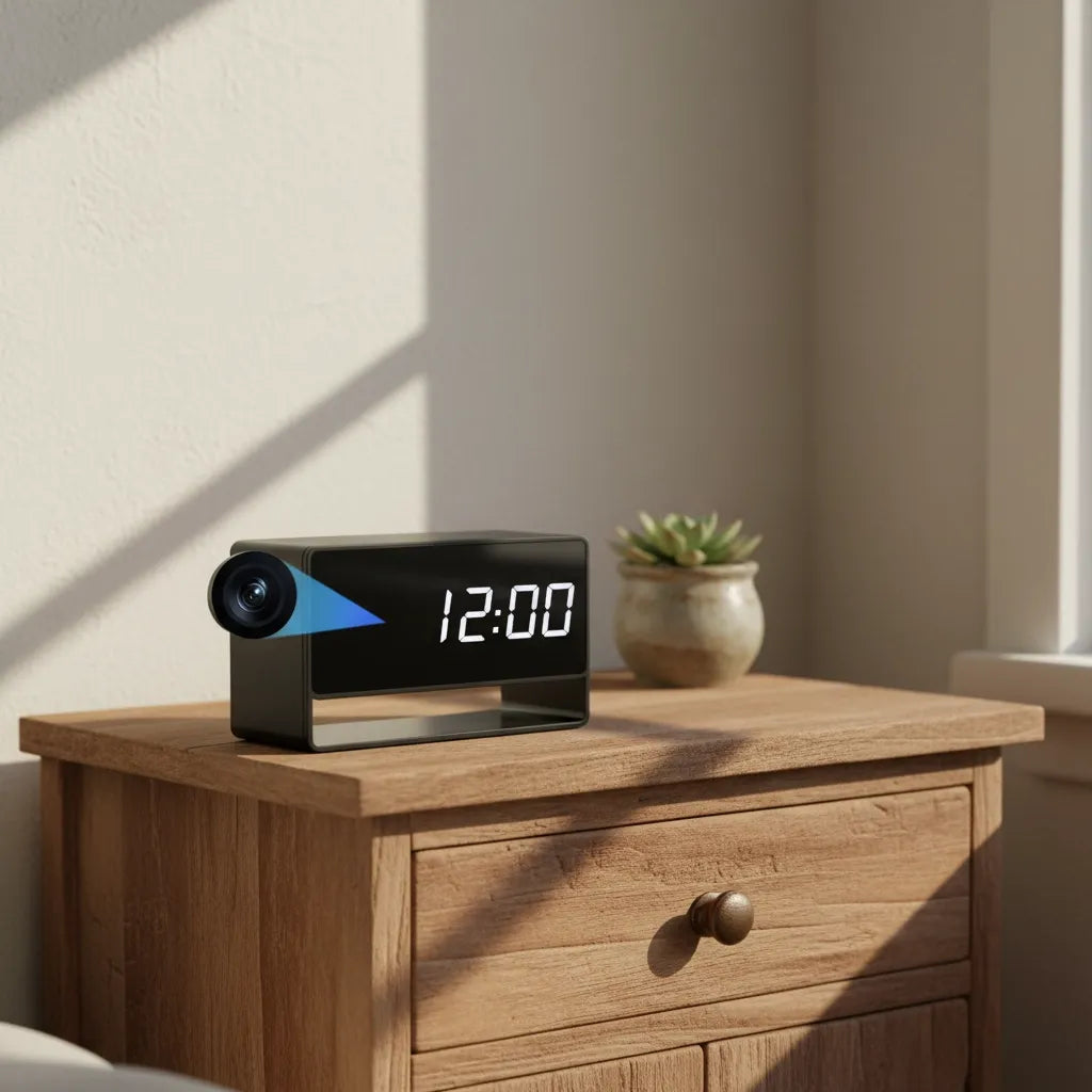 Réveil Caméra Espion Full HD 128Go