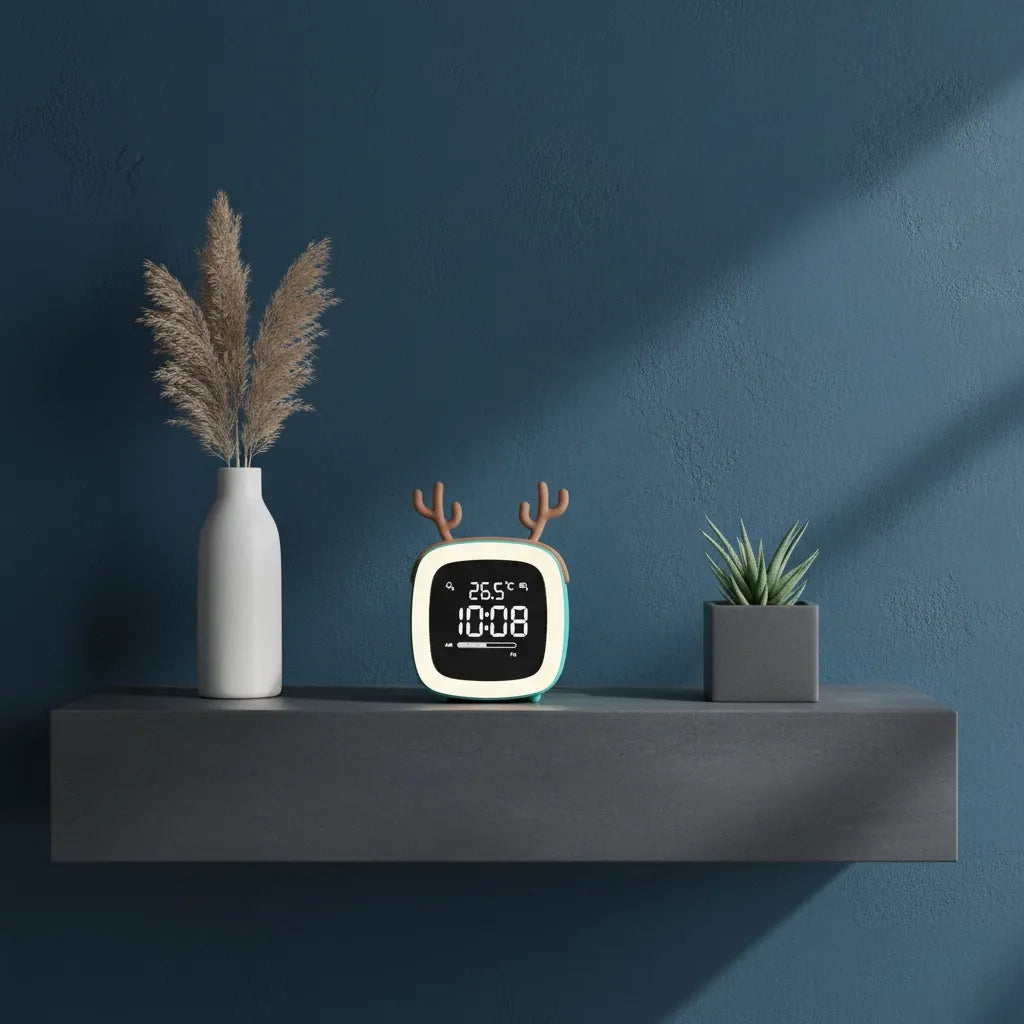 Réveil Cerf Veilleuse