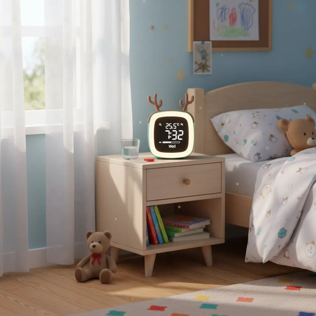 Réveil Cerf Veilleuse