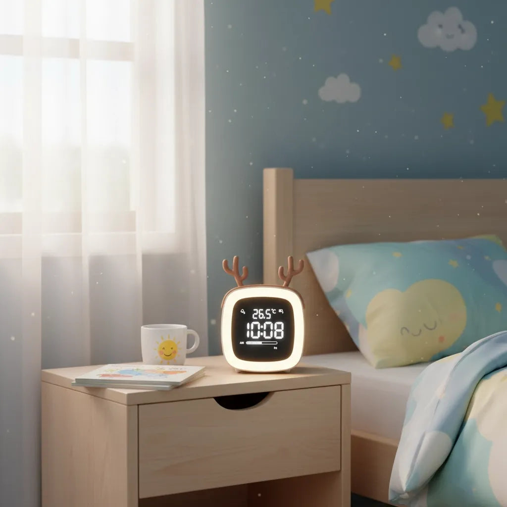 Réveil Cerf Veilleuse