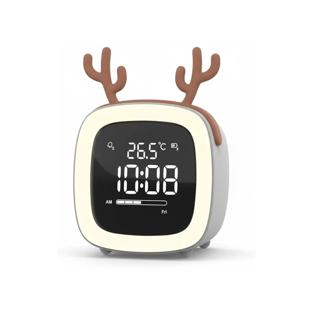 Réveil Cerf Veilleuse