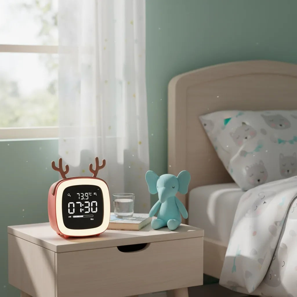 Réveil Cerf Veilleuse