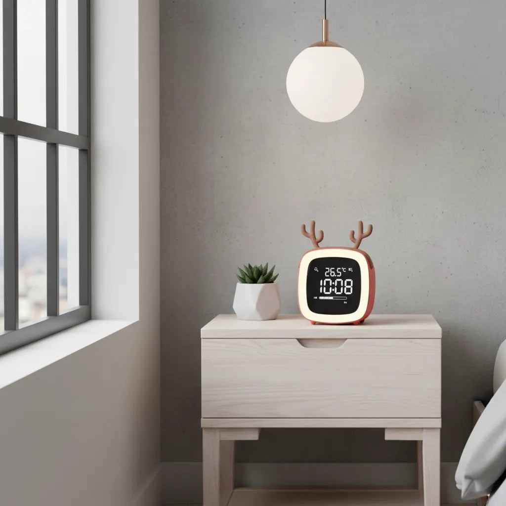 Réveil Cerf Veilleuse