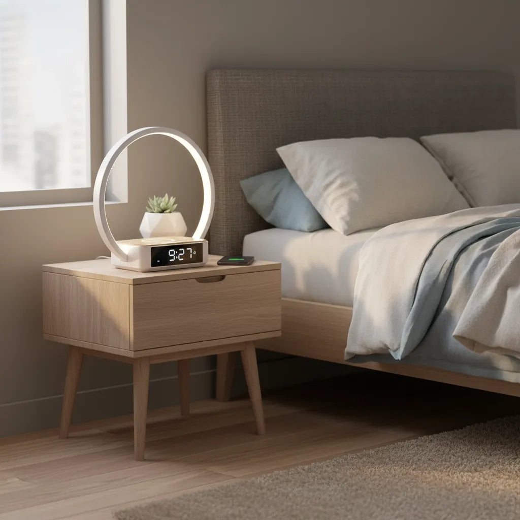 Réveil Chargeur à Induction Design Réglable