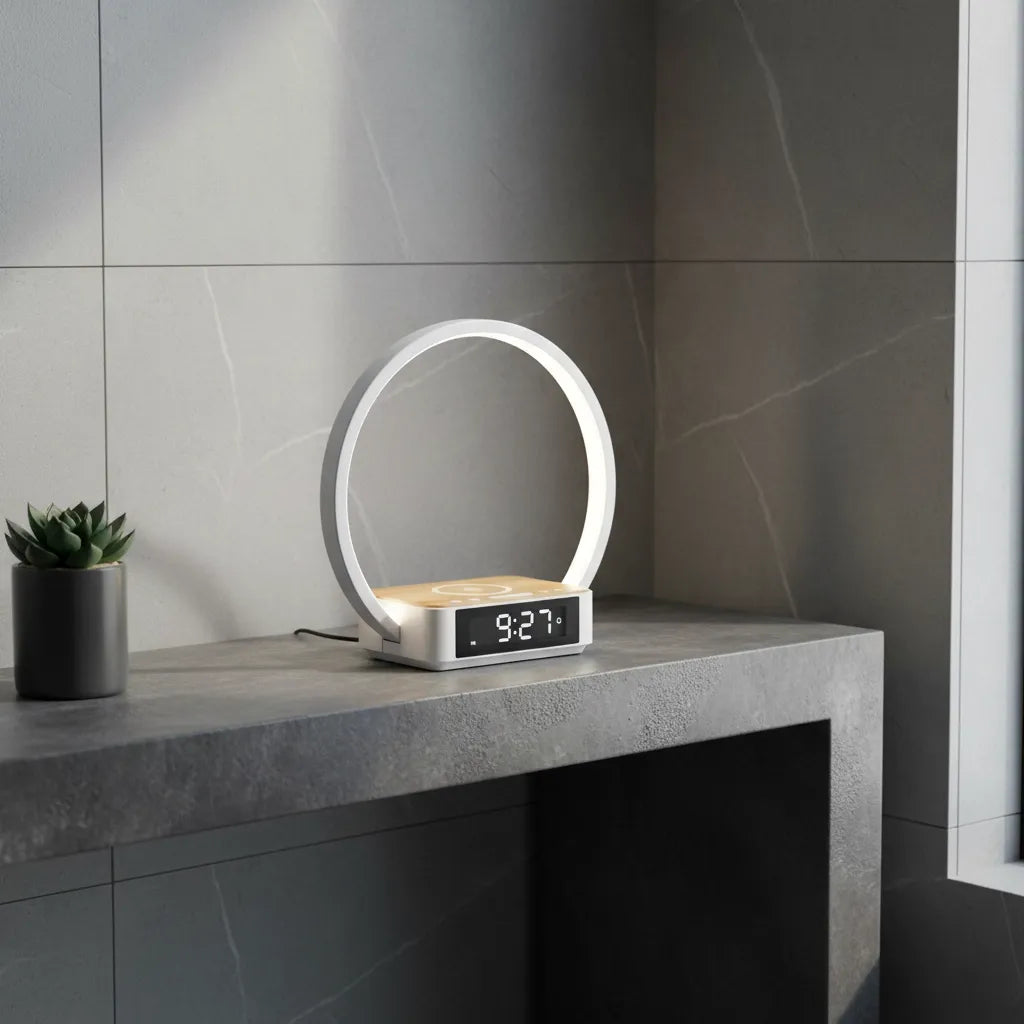 Réveil Chargeur à Induction Design Réglable
