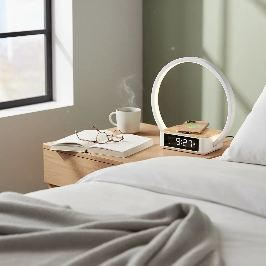 Réveil Chargeur à Induction Design Réglable