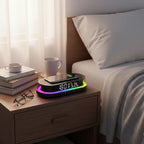 Réveil Chargeur à Induction Lumineux