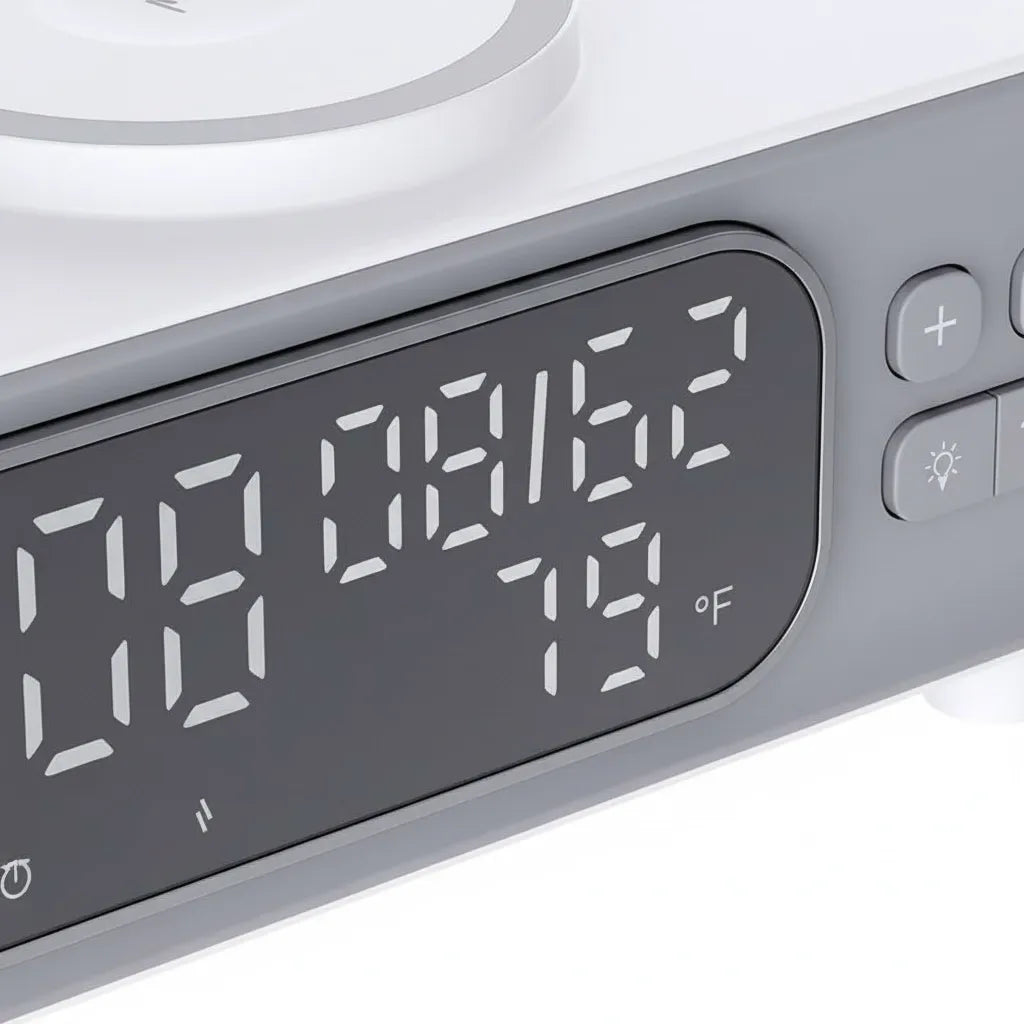 Réveil Chargeur à Induction Moderne