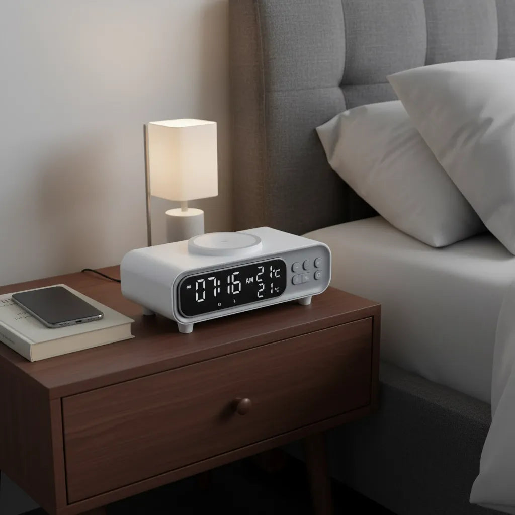 Réveil Chargeur à Induction Moderne