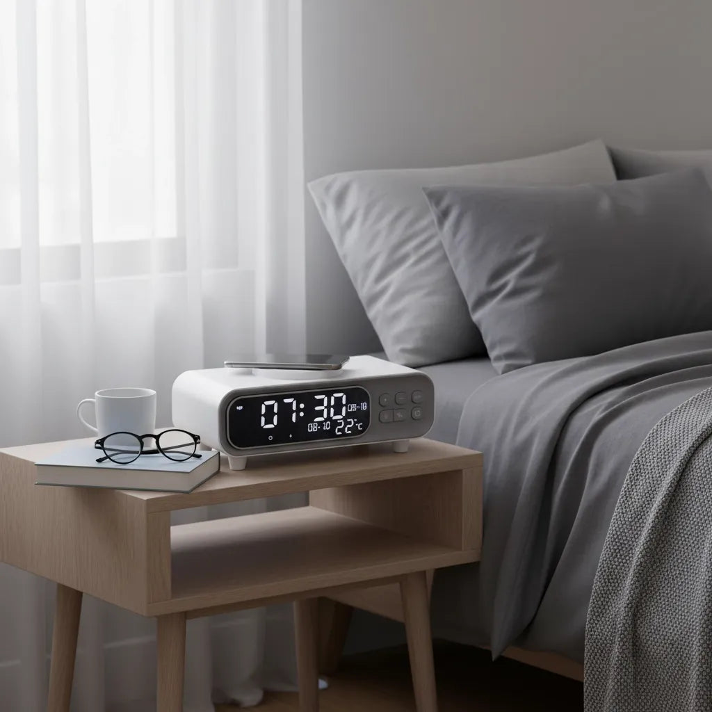 Réveil Chargeur à Induction Moderne