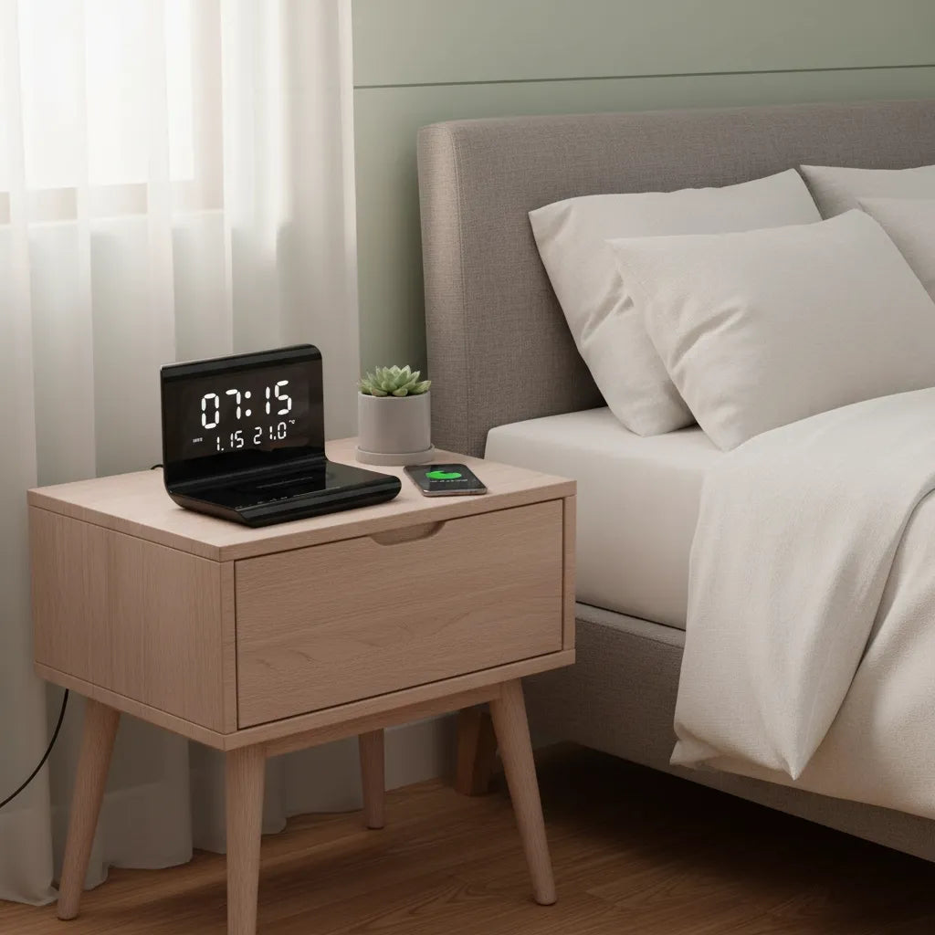 Réveil Chargeur à Induction Universel