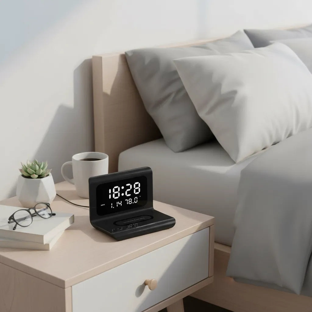 Réveil Chargeur à Induction Universel