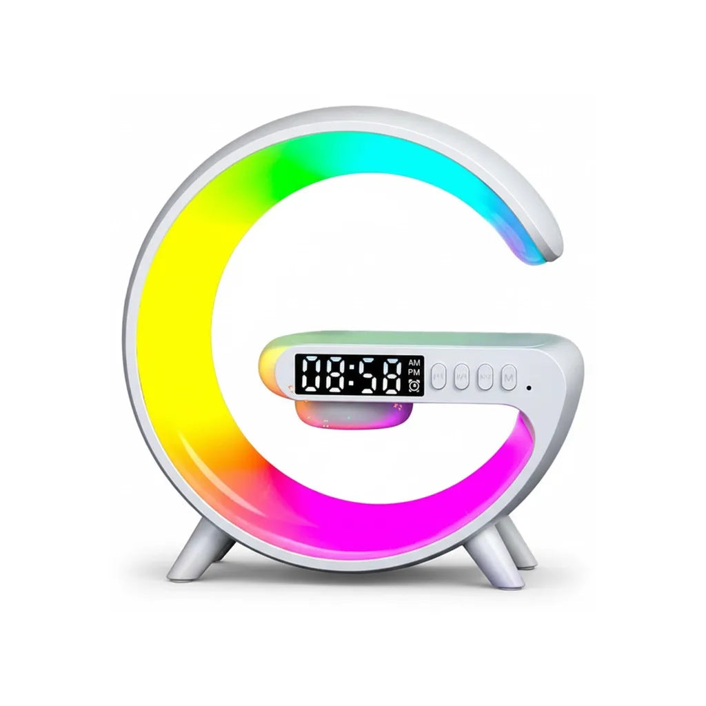 Réveil Chargeur Induction Avec Lampe Bluetooth