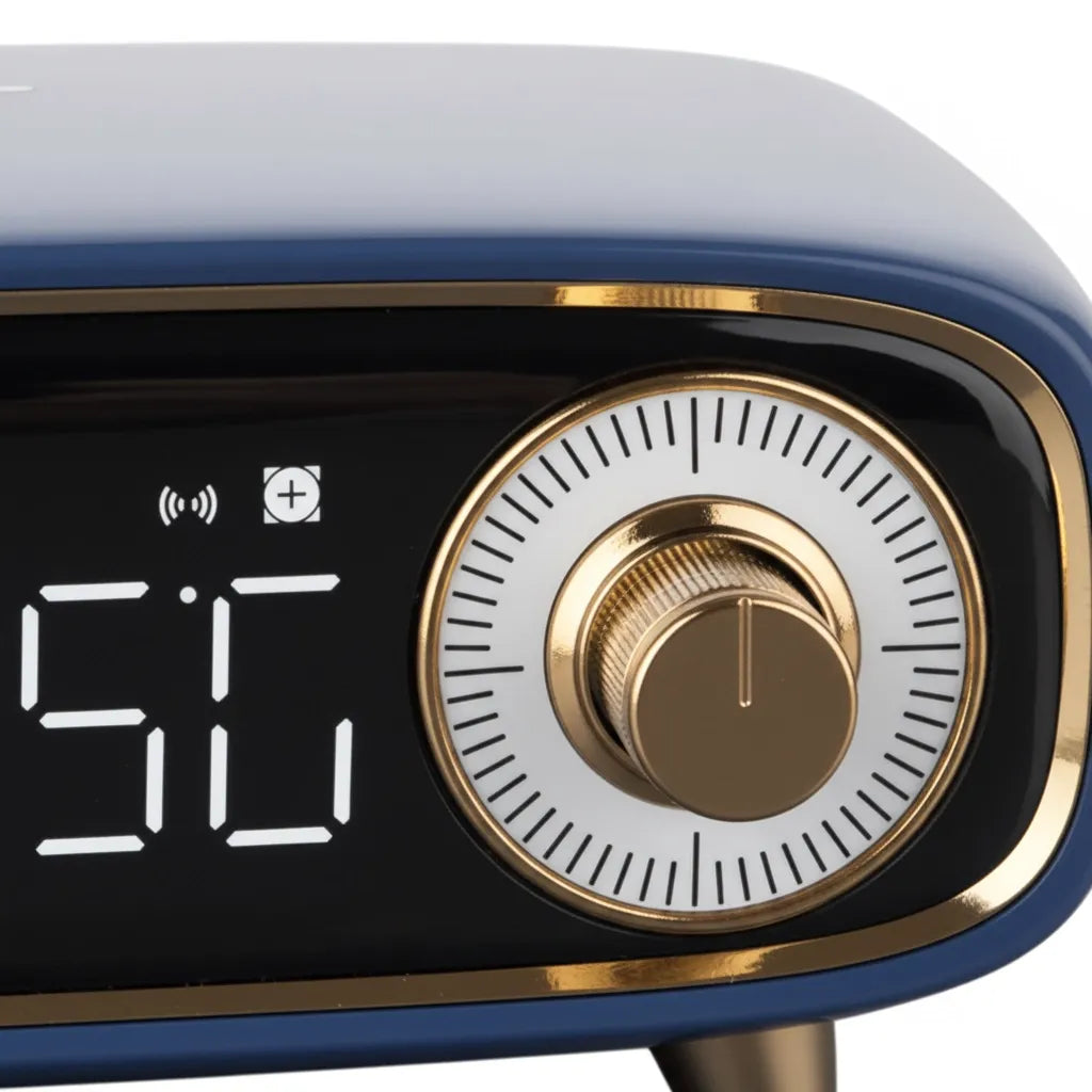 Réveil Chargeur Induction Bluetooth 5.0