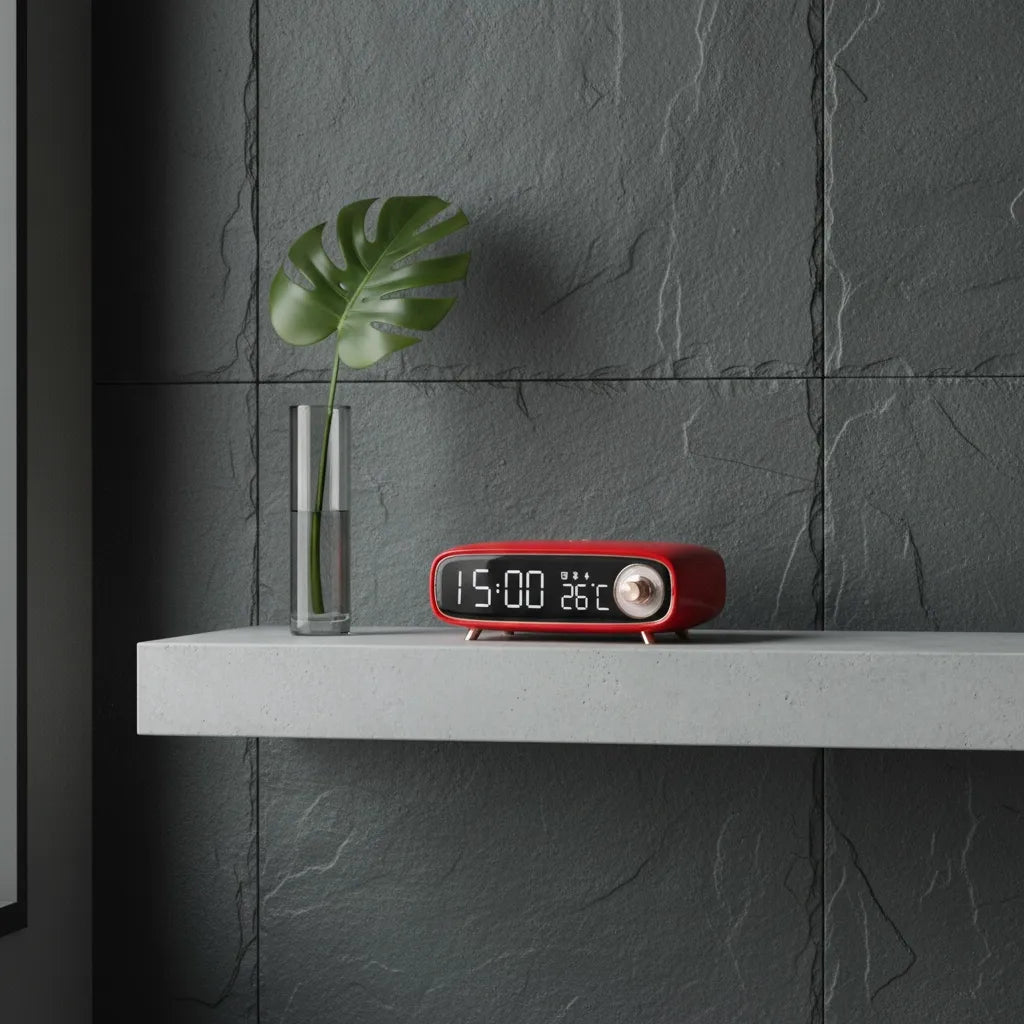 Réveil Chargeur Induction Bluetooth 5.0