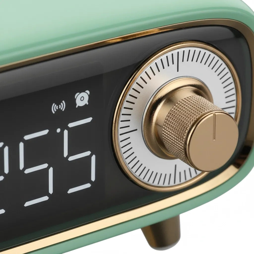 Réveil Chargeur Induction Bluetooth 5.0