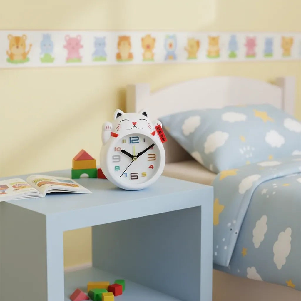 Réveil Chat Décoratif Pour Enfant