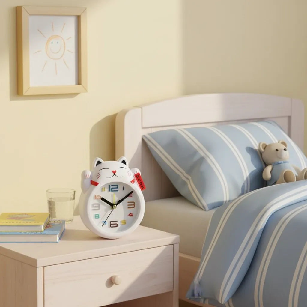 Réveil Chat Décoratif Pour Enfant