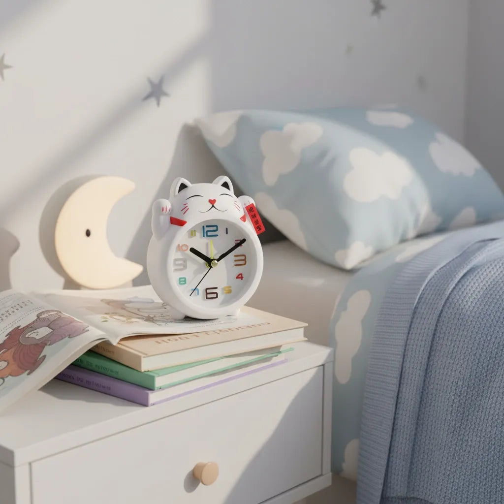 Réveil Chat Décoratif Pour Enfant
