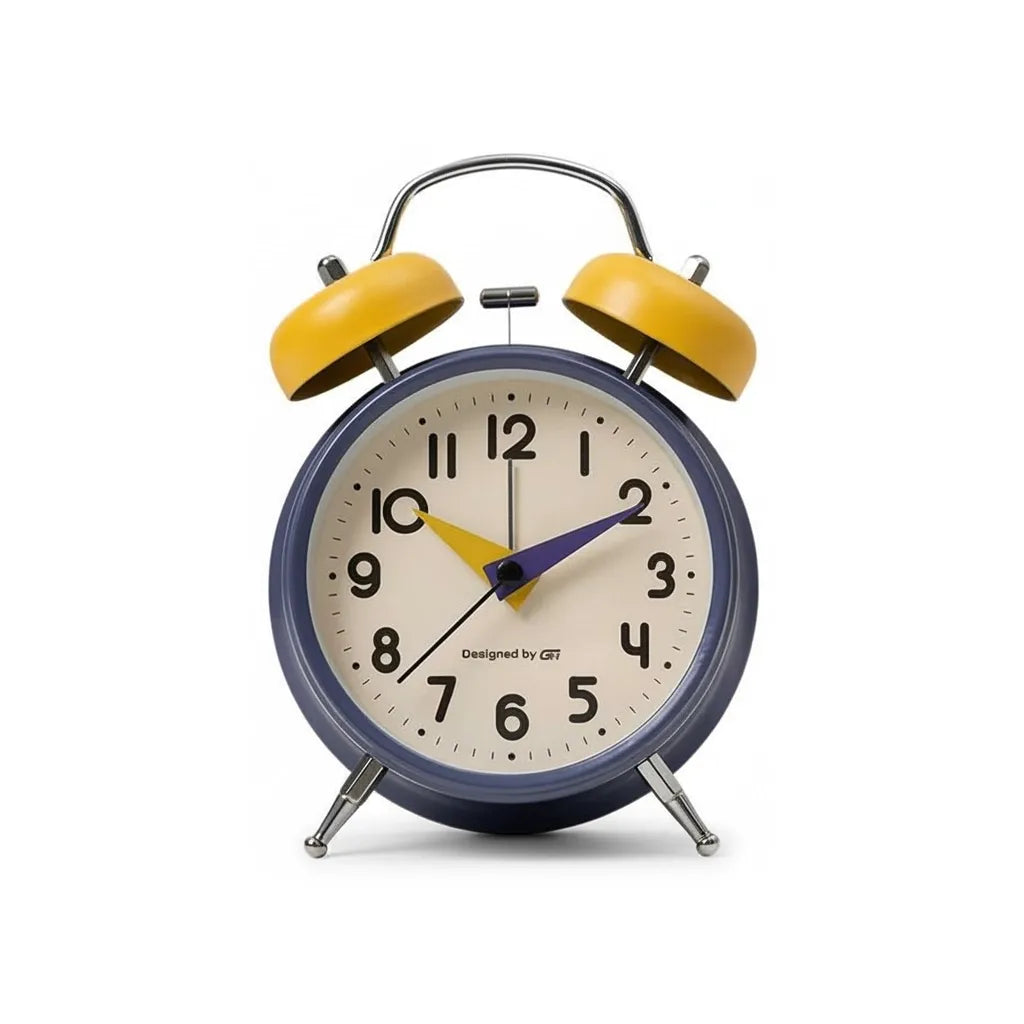 Réveil Cloche à Pile Métal