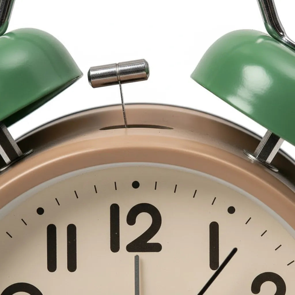 Réveil Cloche à Pile Métal