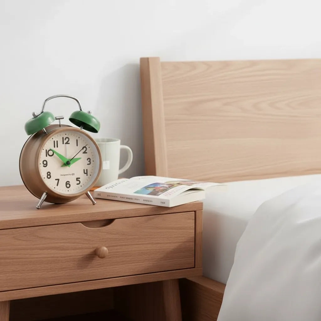 Réveil Cloche à Pile Métal