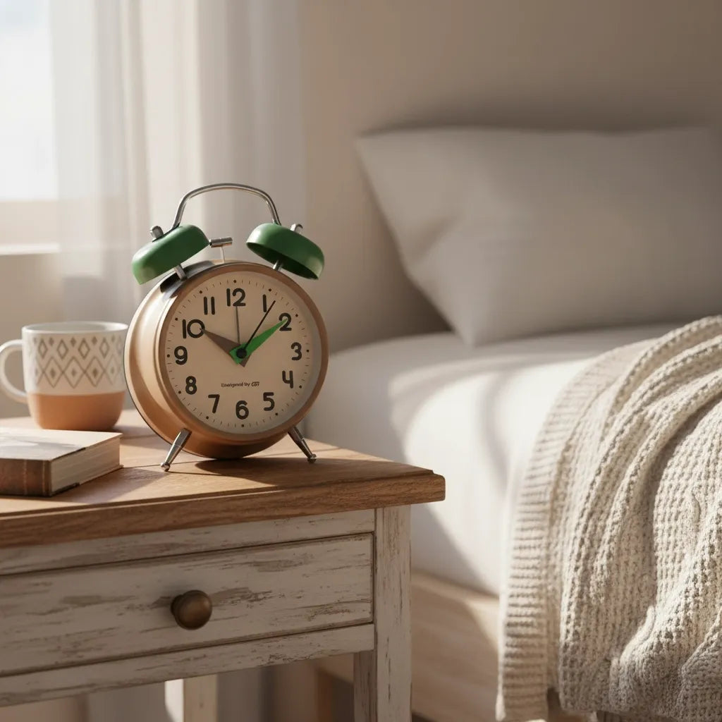 Réveil Cloche à Pile Métal