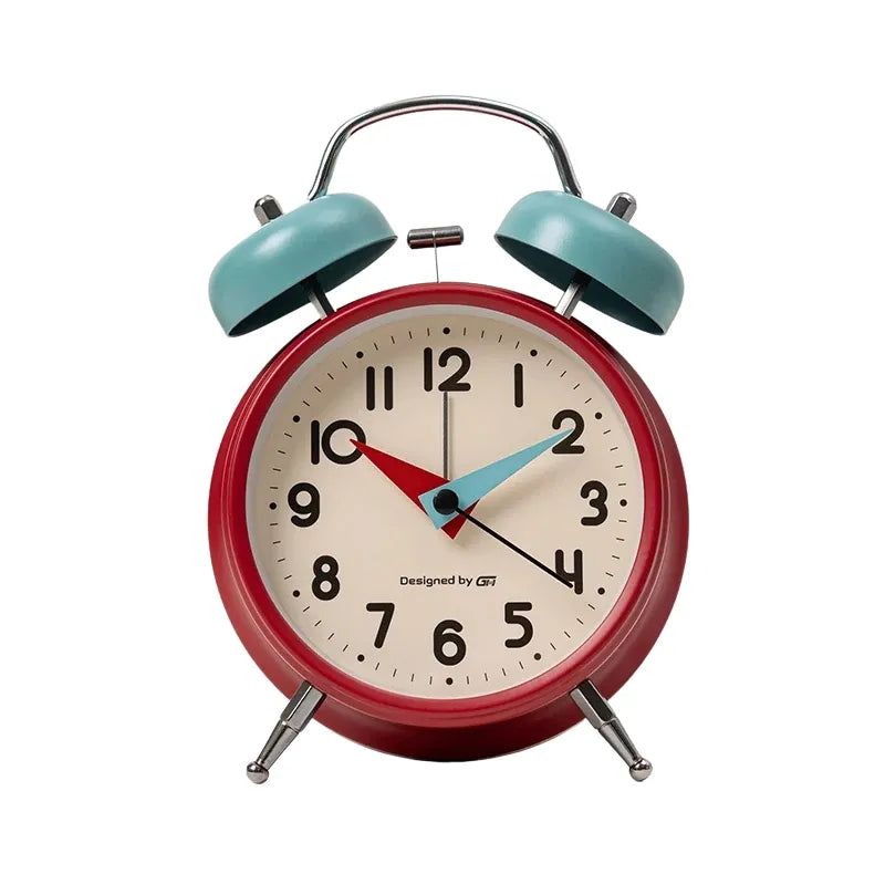 Réveil Cloche à Pile Métal