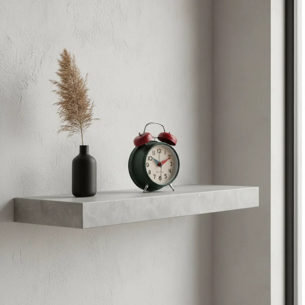 Réveil Cloche à Pile Métal