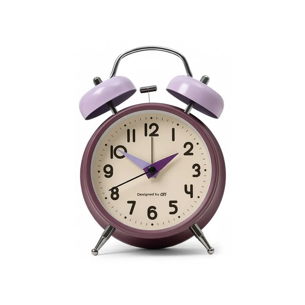 Réveil Cloche à Pile Métal