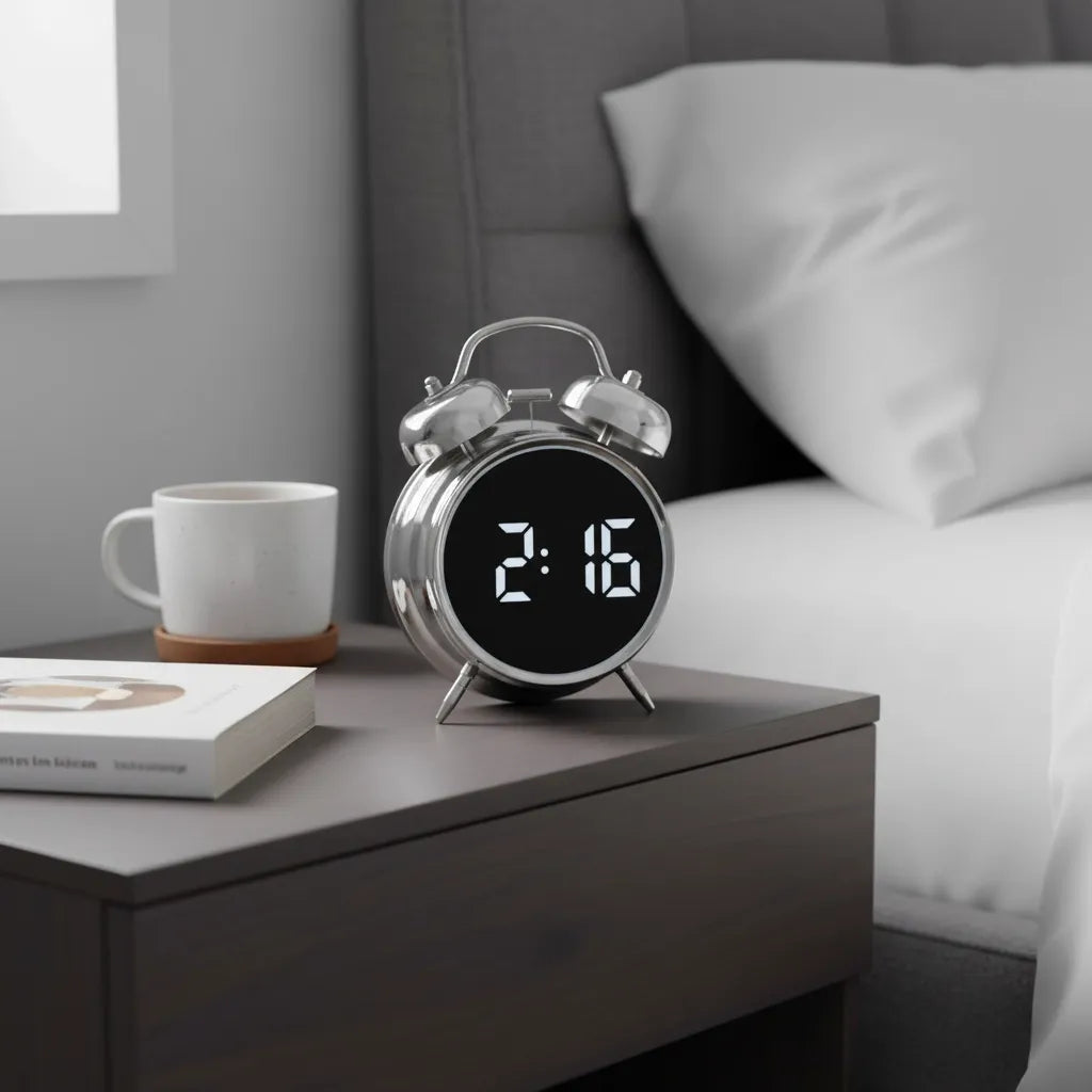 Réveil Cloche Digital Avec Écran