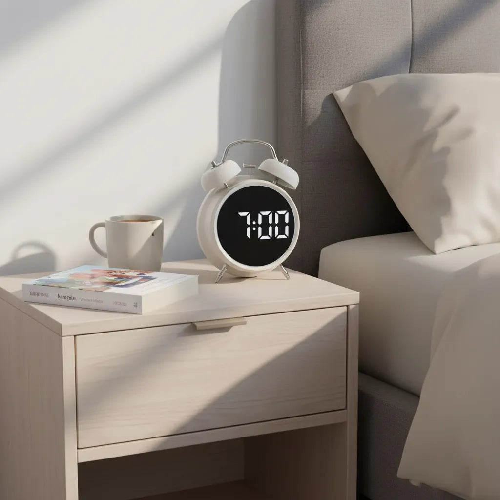 Réveil Cloche Digital Avec Écran