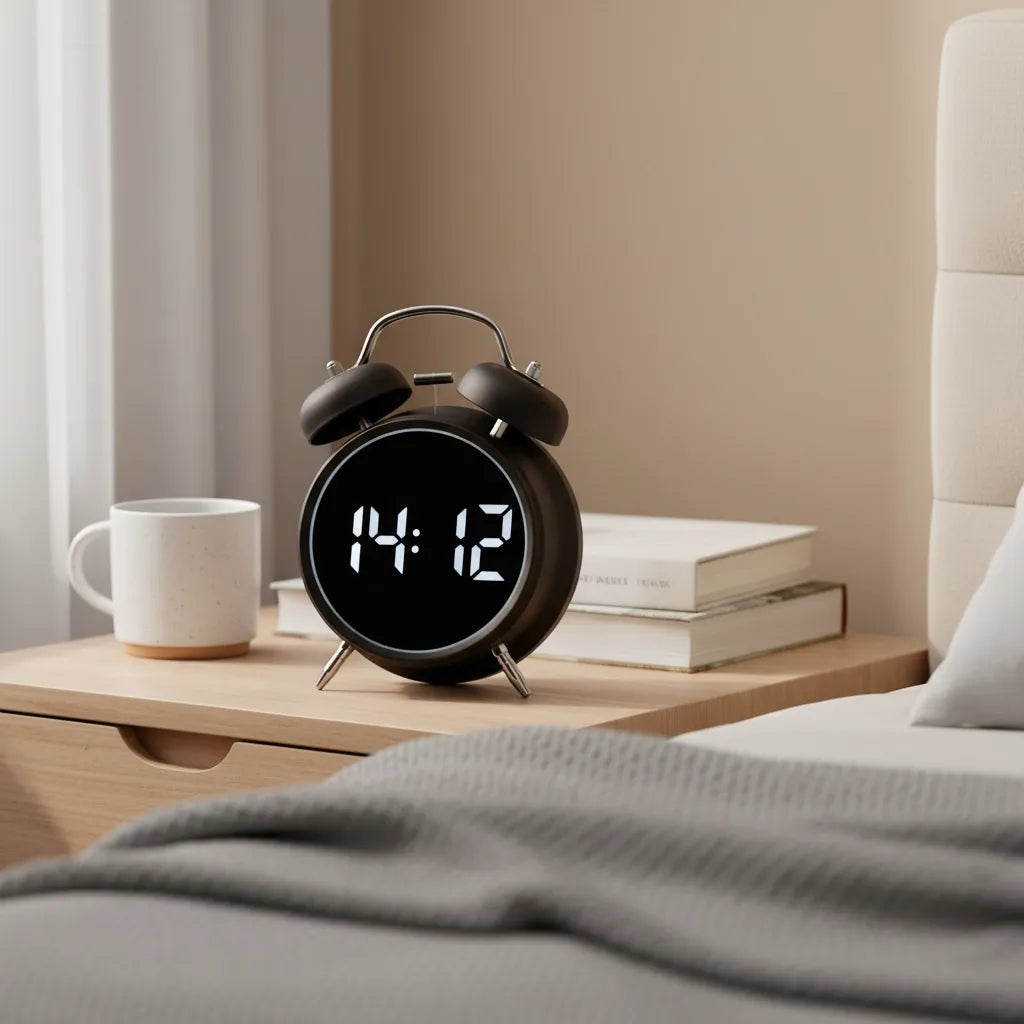 Réveil Cloche Digital Avec Écran