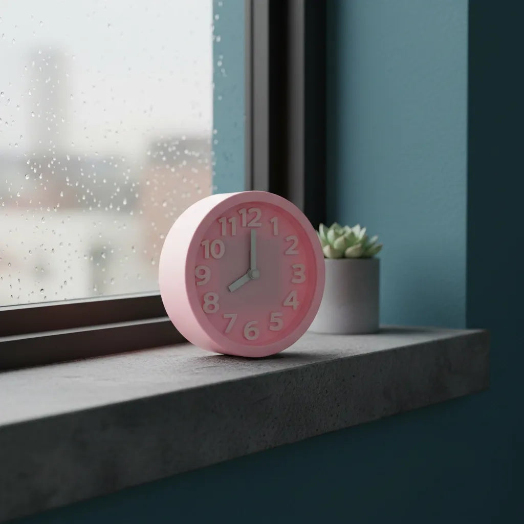 Réveil Coloré à Pile