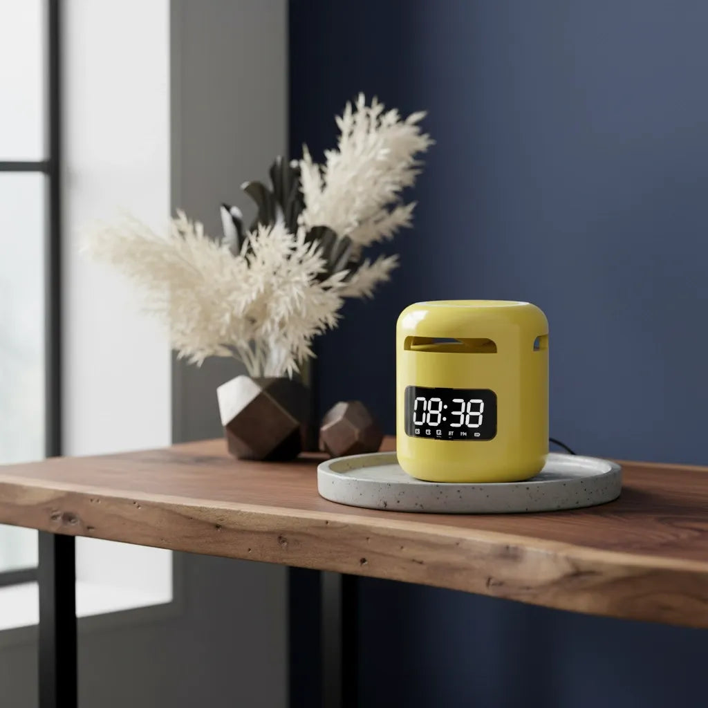 Réveil Connecté Bluetooth Jaune