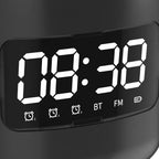 Réveil Connecté Bluetooth Noir Avec Veilleuse