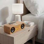 Réveil Connecté Bois Clair