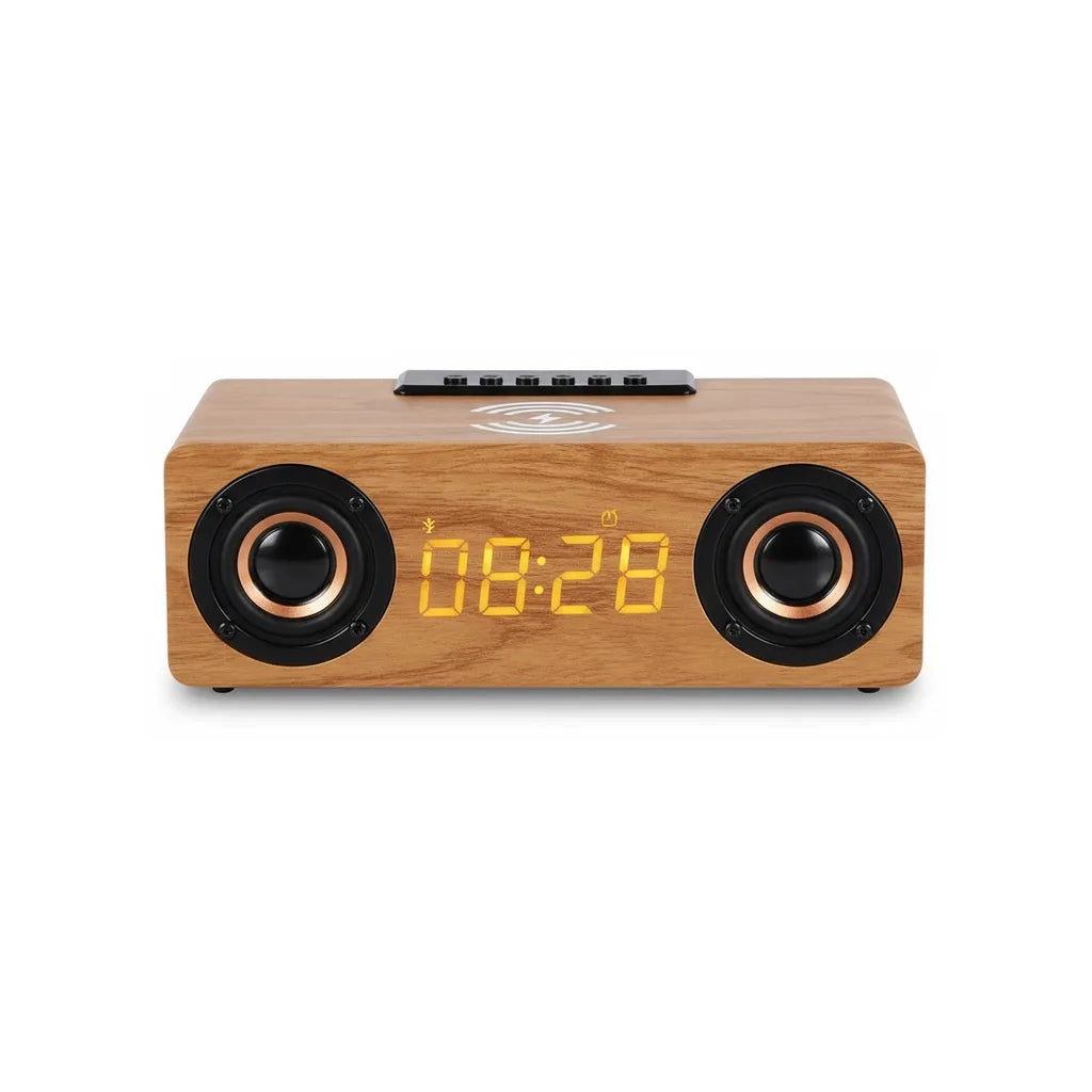 Réveil Connecté Bois Clair
