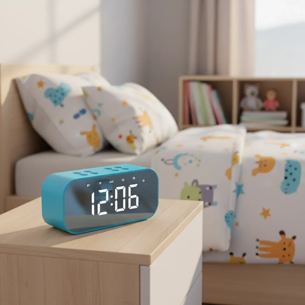Réveil Connecté Enfant avec Haut-Parleur