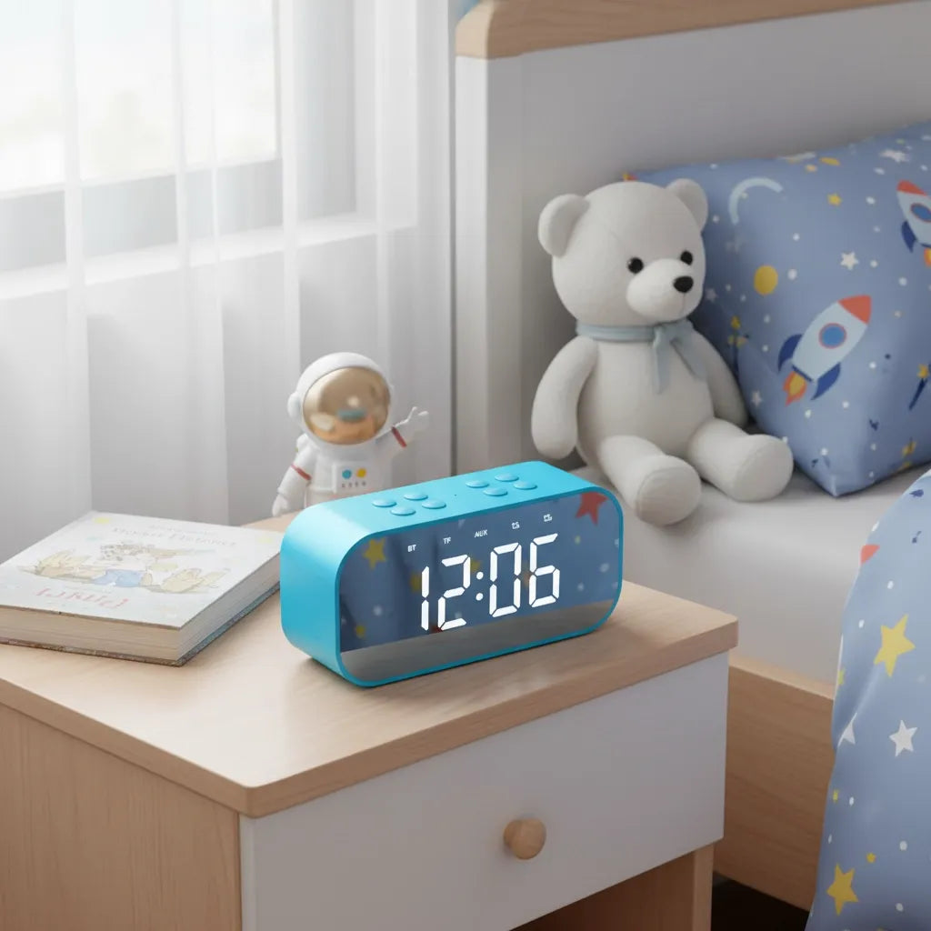 Réveil Connecté Enfant avec Haut-Parleur
