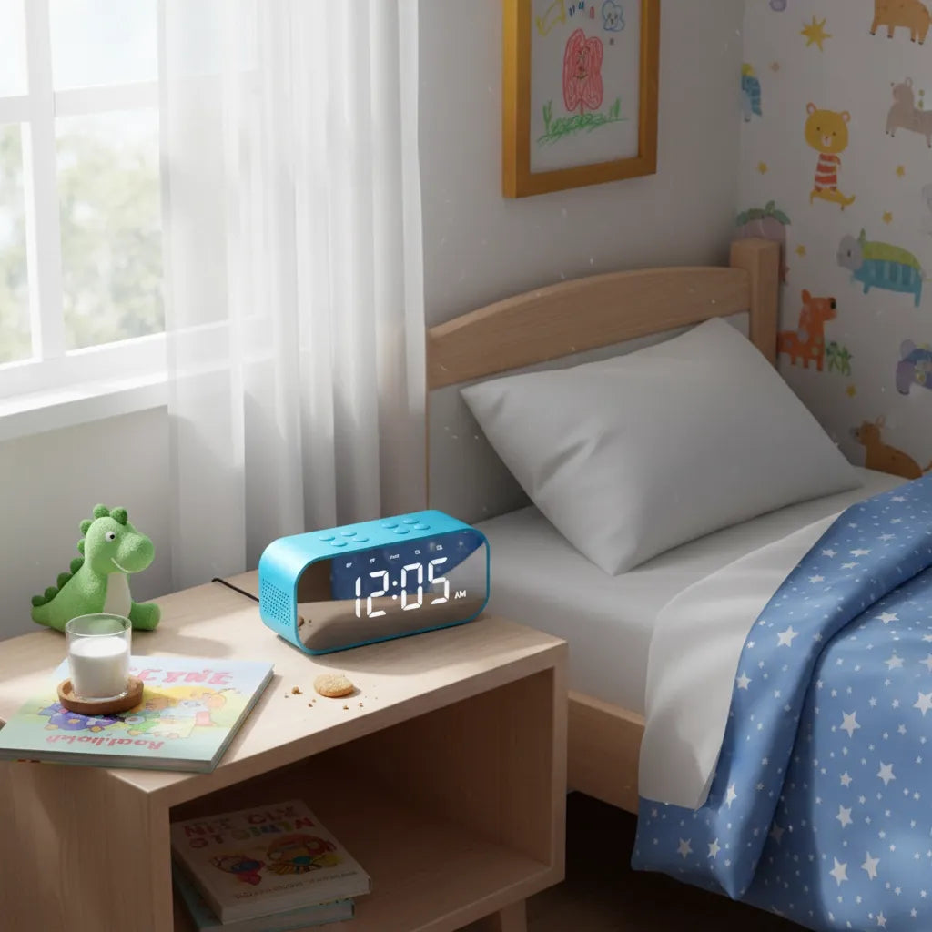 Réveil Connecté Enfant avec Haut-Parleur