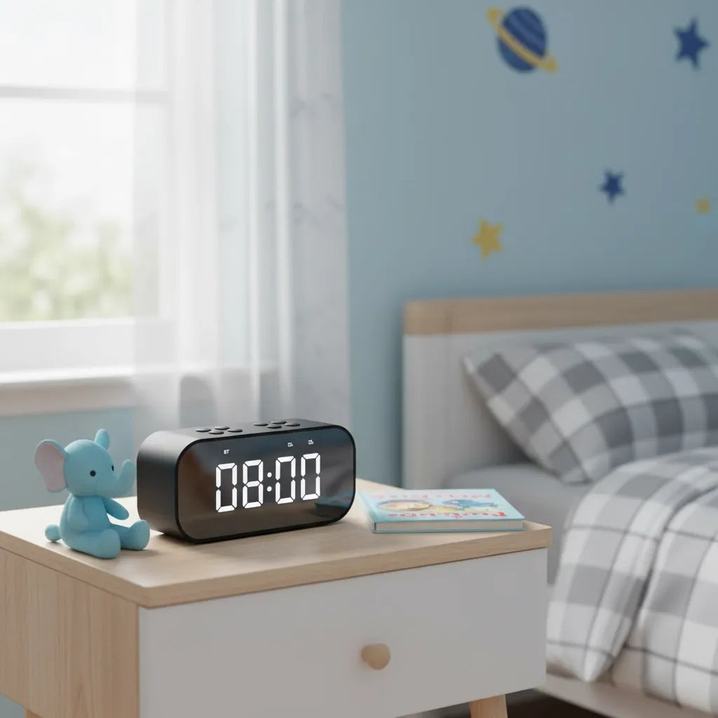 Réveil Connecté Enfant avec Haut-Parleur