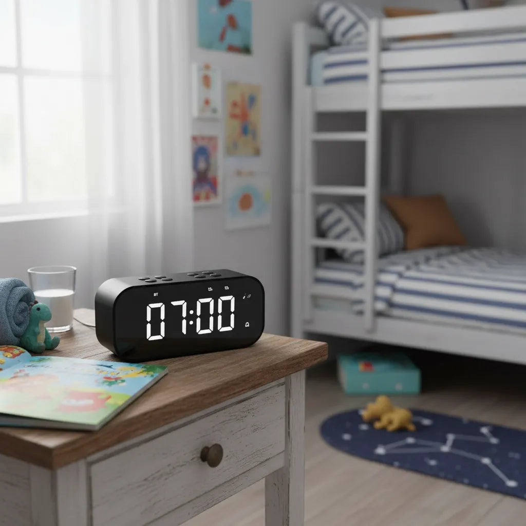 Réveil Connecté Enfant avec Haut-Parleur