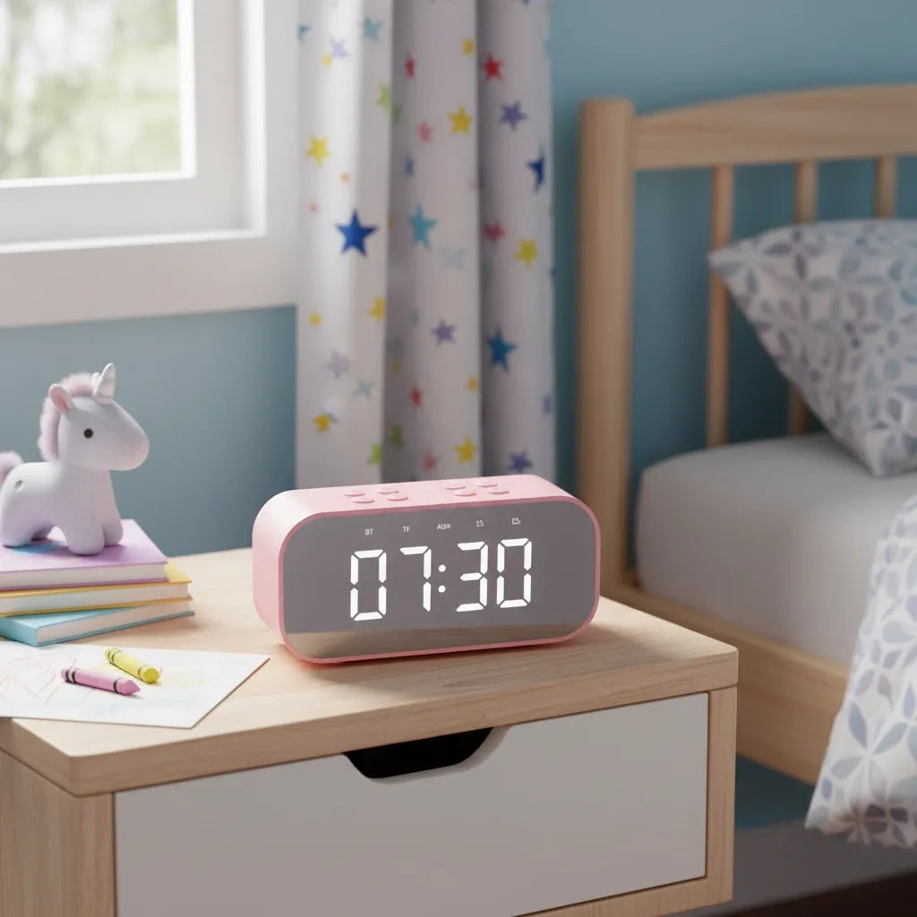 Réveil Connecté Enfant avec Haut-Parleur