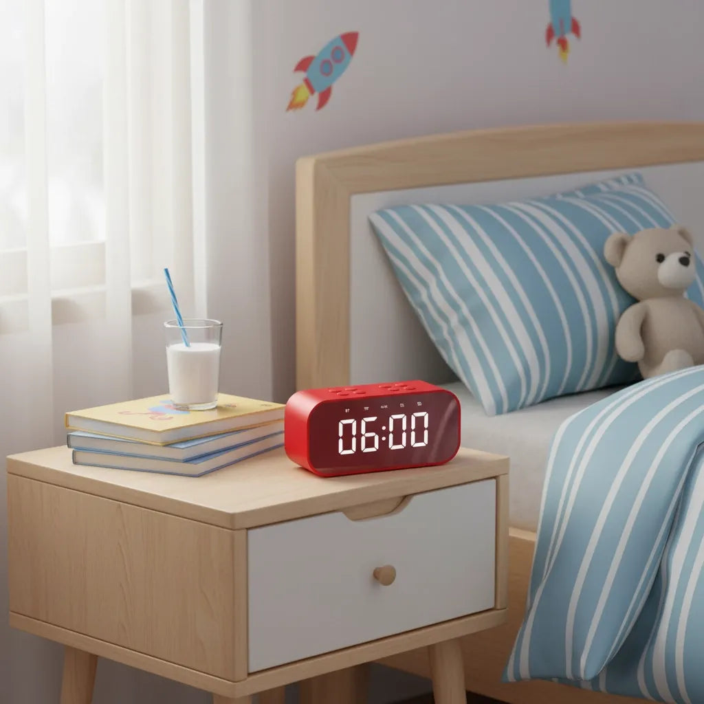 Réveil Connecté Enfant avec Haut-Parleur